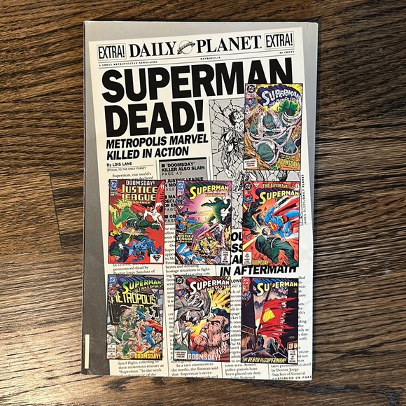 The Death of Superman 1993 DC Comics 1st Printing - Picture 2 of 13